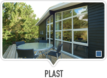 Plast vinduer