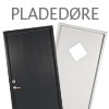Pladedøre
